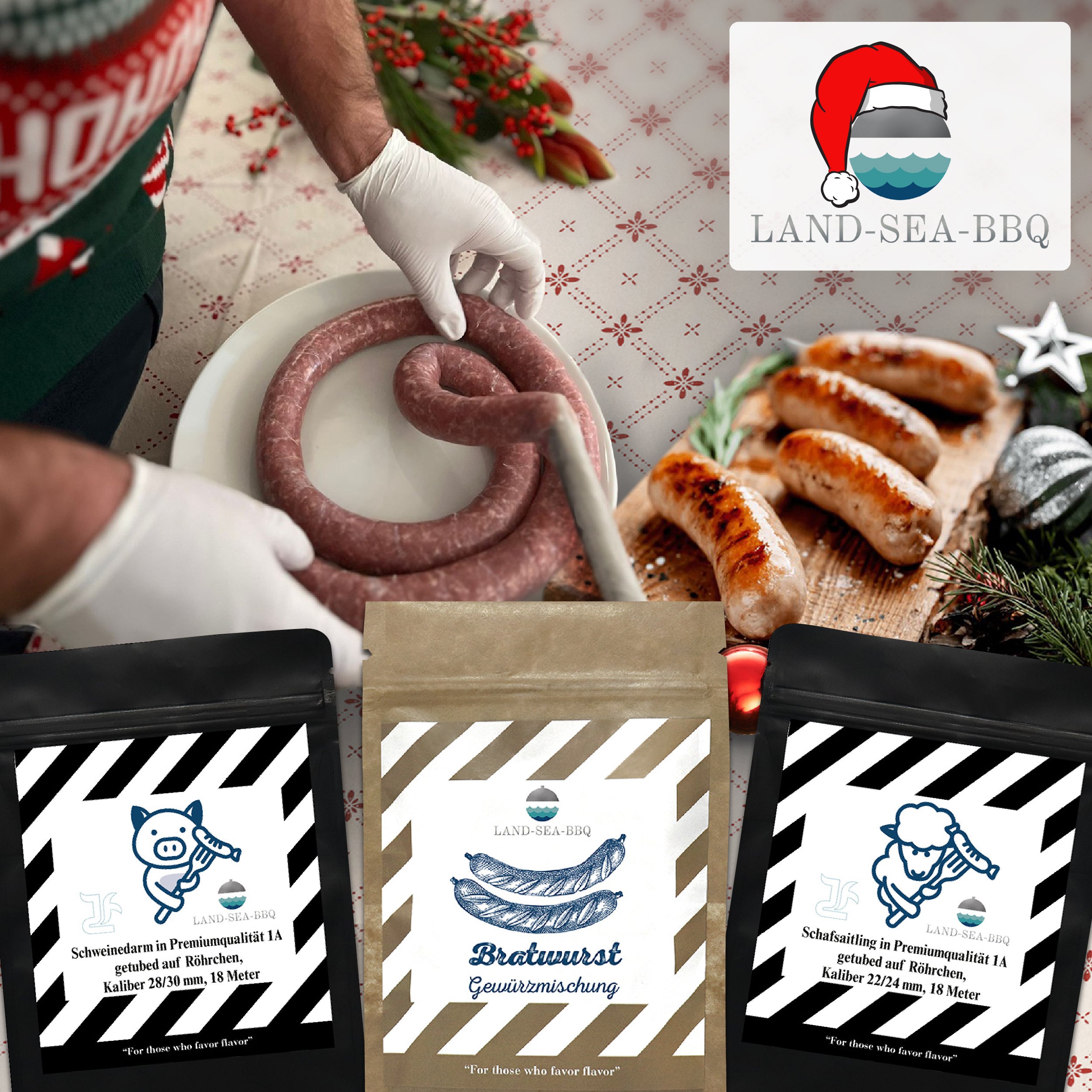 Schafsaitling 22/24 mm 18 Meter in Premiumqualität 1A getubed auf Röhrchen