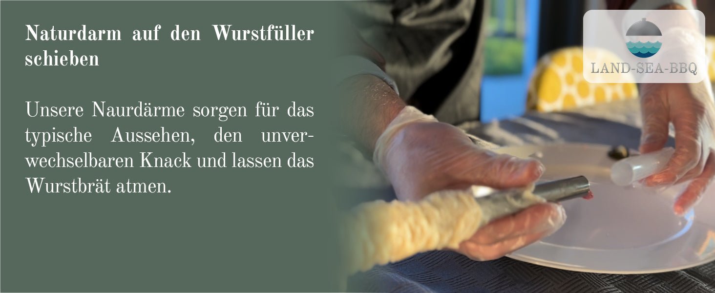 Schweinedarm 26/28 mm 18 Meter in Premiumqualität 1A getubed auf Röhrchen