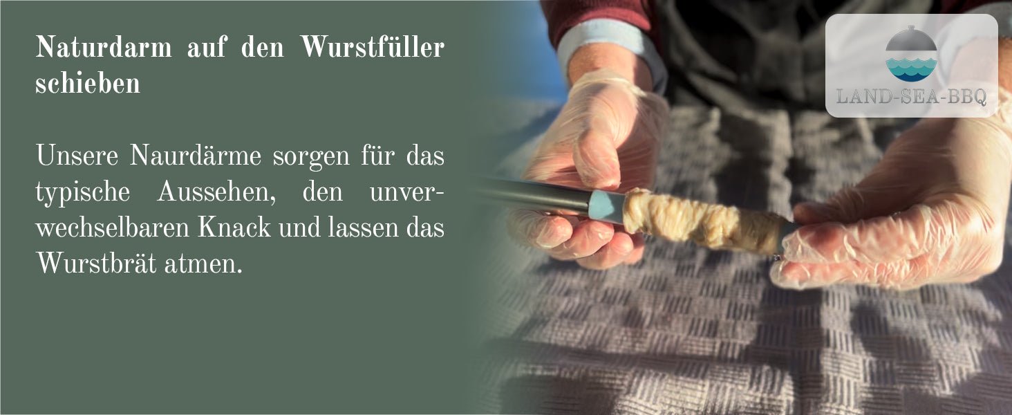 Schafsaitling 22/24 mm 18 Meter in Premiumqualität 1A getubed auf Röhrchen