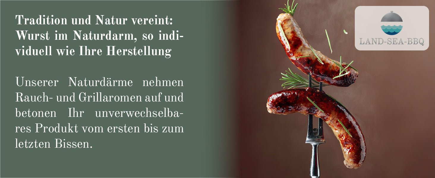 Schafsaitling 22/24 mm 18 Meter in Premiumqualität 1A getubed auf Röhrchen